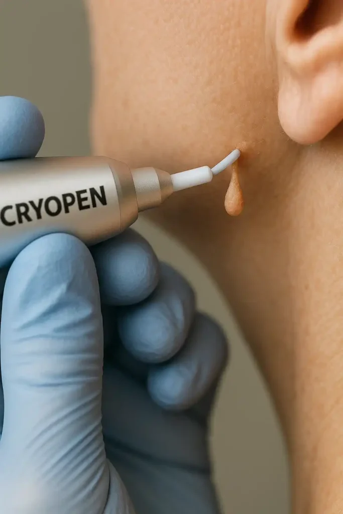 Cryopen for skin tags removal Moss Side speak to our team today!