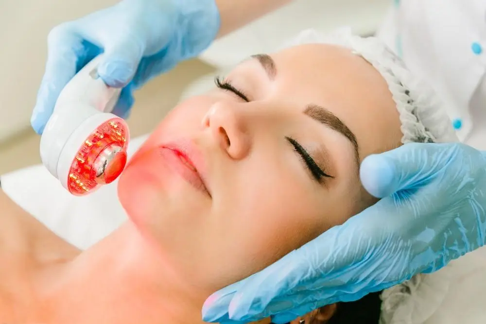 woman having non-surgical Morph8 treatment Moss Side