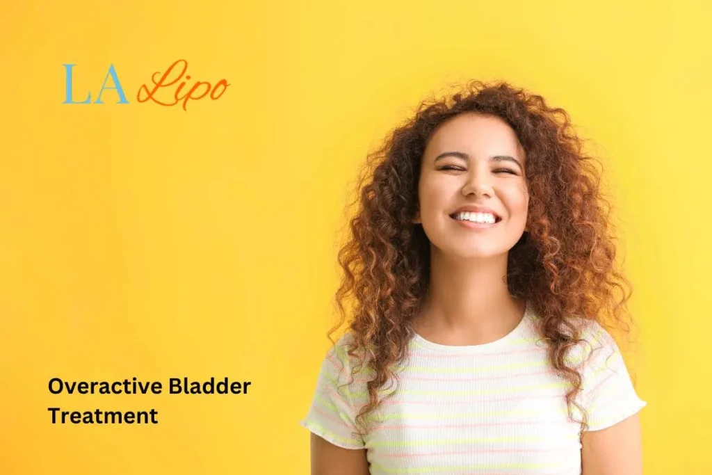 woman smiling about overactive bladder treatment Moss Side solutions