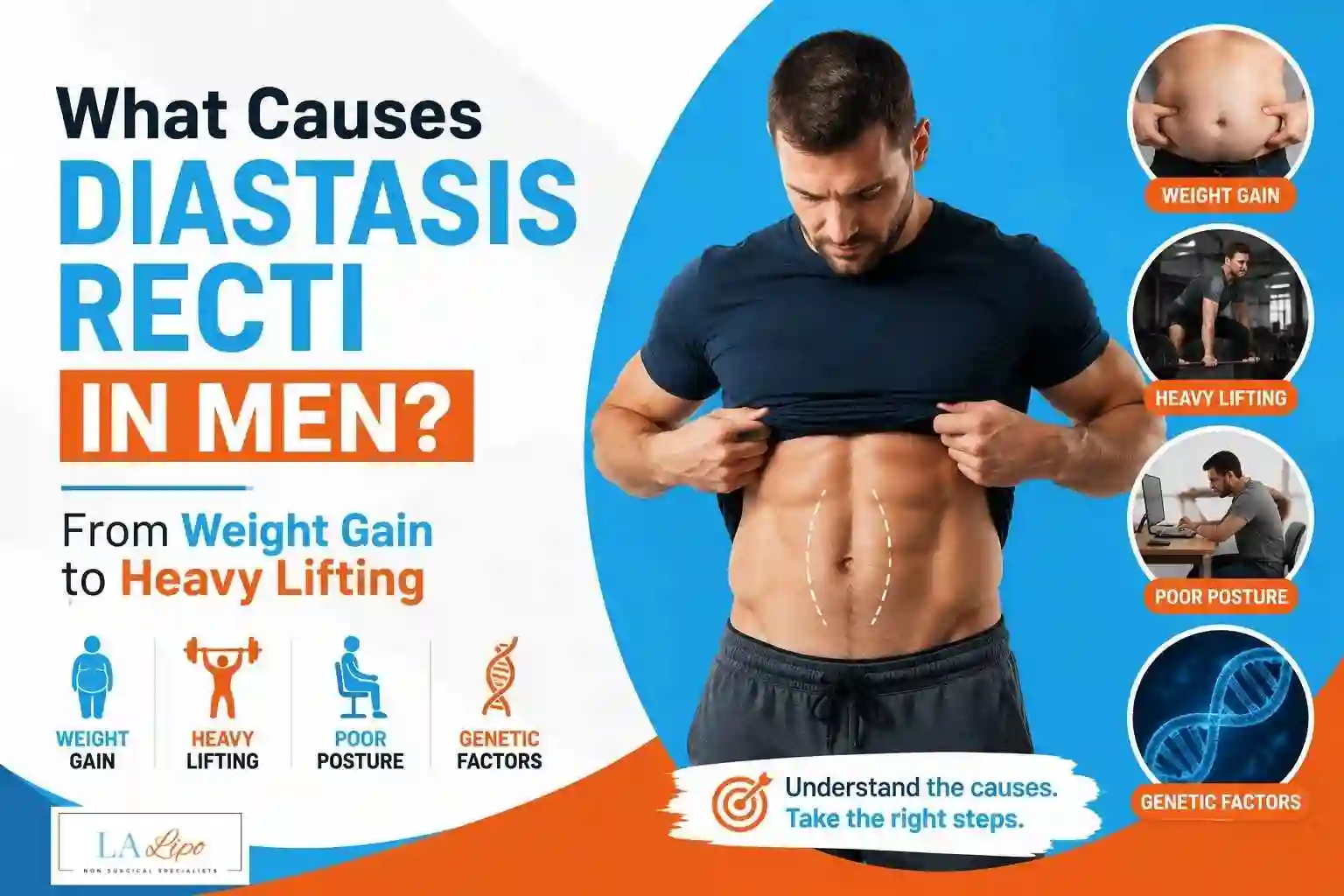 What Causes Diastasis Recti in Men? From Weight Gain to Heavy Lifting Moss Side